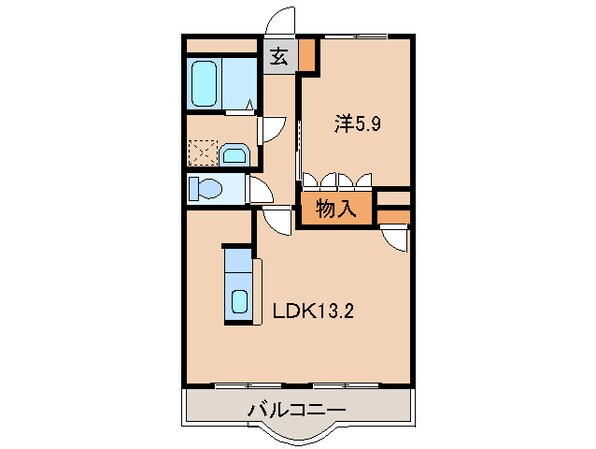 和歌山市駅 バス13分  河北中学校前下車：停歩5分 1階の物件間取画像